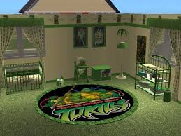 Mod The Sims Teenage Mutant Ninja Turtles Nursery And Bedroom Teenage Mutant Ninja Turtles Bedroom Ninja Turtles Bedroom Decor Ninja Turtle Bedroom