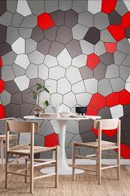 Feel free to download, share. Red Grey Mosaic Pattern Wallpaper Mosaic Patterns Pattern Wallpaper Wall Patterns