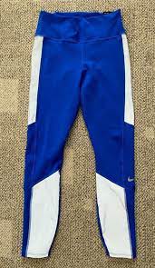 Nike Epic Luxe Run Division Flash Womens Running Leggings Blue / Gray Size  M | Ebay