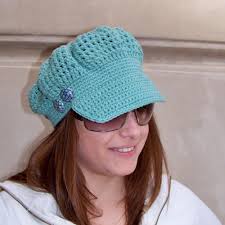Crochet Newsboy Hat Pattern, Women's Slouchy Cap With Visor, Easy Crochet  Pattern PDF, Fall Autumn