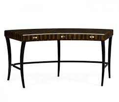 Curved Art Deco Macassar Ebony High Lustre Desk Side Chairs Dining Hickory Furniture Parks Furniture