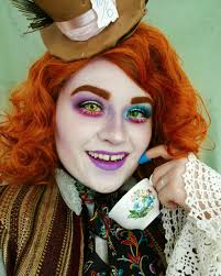 Álbum de recortes de disney. Sombrerero Loco Alicia En El Pais De Las Maravillas Tim Burton Disney Mad Hatter Alice In Wonder Mad Hatter Makeup Wonderland Makeup Alice In Wonderland Makeup