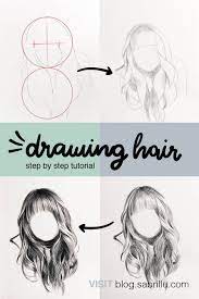 haare zeichnen leicht gemacht in 8 schritten haare zeichnen zeichnen realistische bleistiftzeichnungen