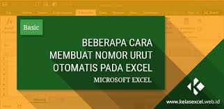 4 Cara Mudah Membuat Nomor Urut Otomatis Dengan Microsoft Excel Microsoft Excel Microsoft Texts