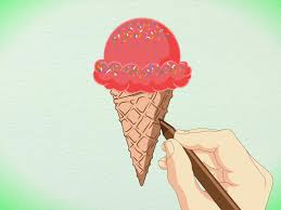 In this cartoon ice cream cone project, we used only those items which are easily available at our home. How To Draw A Detailed Ice Cream Cone With Pictures Wikihow