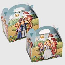 Con chuches de tonos de color pastel podrás decorar el evento de la mejor manera posible. Cajita Para Chuches Ninos Para Primera Comunion