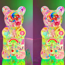Buy Giant Resin Gummy Bear With Candies Gummy Bear Art Large Online in  India - Etsy