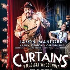 Curtains the musical starring @jasonmanford, @oreodubaofficial and @carleystenson1 streaming live at www.curtainslive.com tuesday 14 april 7.15 (bst) www.curtainslive.com posts igtv tagged search Curtains The Musical Home Facebook
