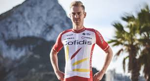Julien vermote wearing the eisberg yellow leaders jersey, tour of britain 2016 from congleton to tatton park, knutsford. Julien Vermote Cyclingquotes Com