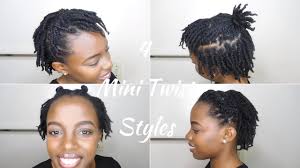 Check spelling or type a new query. 4 Quick Hairstyles For Mini Twists On Short 4c Natural Hair Youtube