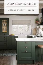 From inky black cabinetry to rooms doused in midnight blue or even emerald green, these dreamy dark kitchens will beckon. Colour Theory Green In 2021 Dark Green Kitchen Green Kitchen Cabinets Green Kitchen