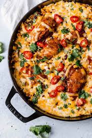 A good casserole will often take care of a good casserole will often take care of itself, especially if cooked, or finished off, in an oven. One Pot Bbq Chicken And Rice Easy Bbq Chicken And Rice Recipe