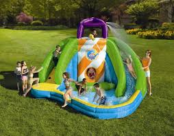 Stakes, heavy duty blower with gfci, repair kit and a storage bag. Ultimate Beach Ball Sprinkler Childcare Solutions By Little Tikes