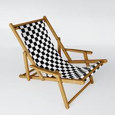When done correctly the black & white checkered pattern adds personality to a room. Classic Black And White Race Check Checkered Geometric Win Sling Chair By Saburkitty Society6