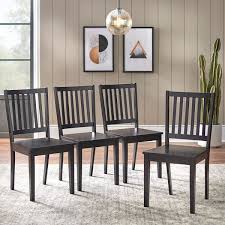A great addition to a dining table or kitchen table, each of these chairs. Simple Living Solid Wood Slat Back Dining Chairs Set Of 4 On Sale Overstock 5206335