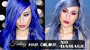 This will work in the same way the vitamin c paste does, as the acidity in the vinegar will help break down your hair dye. Fade Hair Colour With No Damage Fast New Grey Blue Hair Youtube