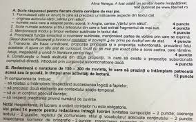 Subiectele la română la evaluare națională 2020 și baremul de coretare vor fi publicate imediat ce vor fi disponibile la al doilea dintre subiectele la română la evaluare națională 2020 elevii au primit alt text, despre. Subiectele Integrale De La Limba È™i Literatura RomanÄƒ 2019 Genul Dramatic La Prima Compunere È™i Prezentarea Unei IntamplÄƒri Petrecute In Timpul Unei ActivitÄƒÈ›i De LecturÄƒ La Ultimul Subiect