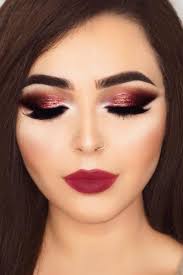 Trending Smokey Eye Makeup Ideas 2018 2019 41 Berry Makeup Xmas Makeup Holiday Makeup Looks