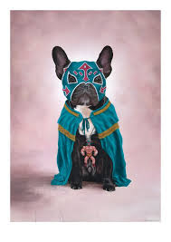 New China Mike Dog Print Street Art Urban Art Art Mexican Artwork West Art