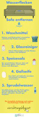 Prüfen sie jedoch, bevor sie kalkablagerungen entfernen, wie das betroffene stück auf die hausmittel reagiert. Wasserflecken Sofa Polster Polstermobel Entfernen Beseitigen Tipps Pflege Reinigung Stoff Putzen Haushaltstipp Wasserflecken Tipps Tipps Und Tricks