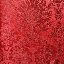 Descrizione Broccato Rosso Tono Su Tono Altezza Cm 160