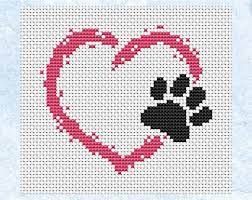 Find patterns for kids, adults, and home. Pet Heart Cross Stitch Pattern Dog Cross Stitch Cat Cross Etsy Cross Stitch Heart Cross Stitch Patterns Cat Cross Stitch