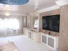 Start with the trim closest to the. Pin By Shekinah Nadolvah On Decoration 3 Home Glitter Bedroom Wallpaper Bedroom
