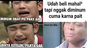 6 Meme Derita Orang Susah Minum Obat Ini Bikin Dilema Hot Liputan6 Com
