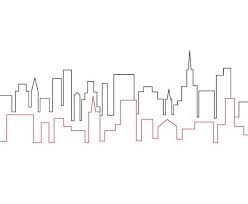 Black And White Cityscape Cartoon How To Draw A Cityscape Cityscape Cityscape Drawing Cityscape Art