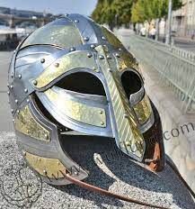 Arngrim Viking Helmet With Cheek Guards Wulflund Com Viking Helmet Ancient Armor Helmet