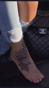 Rose Foot Tattoo Cute Foot Tattoos Foot Tattoos For Women Rose Tattoo Foot