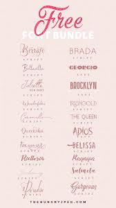 Free Font Bundle 2019 Free Script Fonts Typography Fonts Lettering Fonts