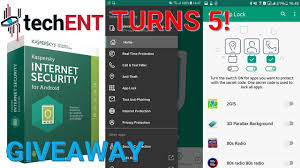 Techent Turns 5 Kaspersky Internet Security For Android Giveaway Techent Tech Your Way Youtube