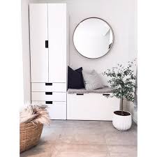 Storage And Entries Flur Einrichten Runde Spiegel Zimmer Dekor Ideen