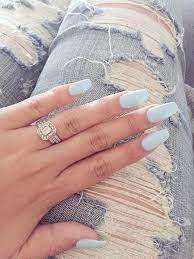 Here are a number of highest rated pastel blue acrylic nails. Blue Nails Hellblaue Nagel Pastellblau Nagel Braut Nagel