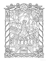 Creative Haven Vintage Christmas Windows Coloring Book In 2020 Coloring Books Vintage Christmas Coloring Pages