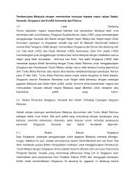 Menyokong penyertaan sabah ke dalam malaysia. Nota Reaksi Penubuhan Malaysia