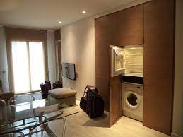 But where does the washing machine belong then if not in the kitchen? Living Room Refrigerator Washing Machine Picture Of Eric Vokel Boutique Apartments Bcn Suites Barcelona Tripadvisor