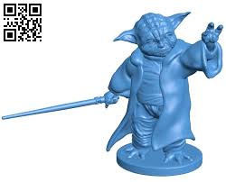 Yoda Star Wars B005349 File Stl Free Download 3d Model For Cnc And 3d Printer Download Free Stl Files In 2020 Stl Star Wars Yoda 3d Printing