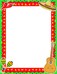 Cinco De Mayo Border Clip Art Page Border And Vector Graphics Mexican Invitations Clip Art Borders Page Borders