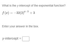 This video teaches how to convert the graph of an exponential function into its equation. What Is The Y Intercept Of The Exponential Function Socratic