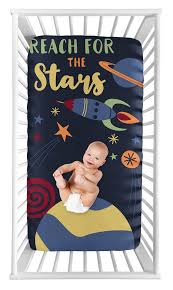Top 5 portable toddler bed on the marketwhen travelling with your little one, you need to carry along several pieces of equipment that. Space Galaxy Planets Boy Fitted Crib Sheet Baby Or Toddler Bed Nursery Photo Op By Sweet Jojo Designs Navy Blue Star And Moon Rocket Ship Only 24 99