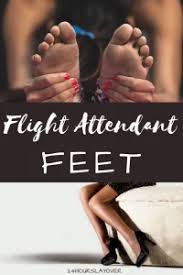 FLIGHT ATTENDANT FEET - Smells, Fetishes & More! - 24 Hours Layover