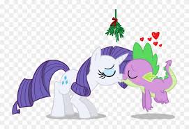 Rarity Spike Pinkie Pie Pony Twilight Sparkle - Mlp Rarity X Spike Kiss -  Free Transparent PNG Clipart Images Download