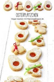 Osterplatzchen Mit Aprikosenfullung Ein Rezept Von Kleinstadthippie Vegan Blog In 2020 Osterplatzchen Ostern Rezepte Backen Osterkekse