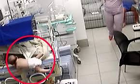 Is it safe to bathe a premature baby who was in the nicu? Baby Falls From Icu Incubator Headfirst In Horrific Video Kidspot