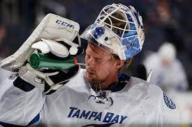 01 13 14 Lightning Road Loss To Blue Jackets 2 3 Lindback Cools Off After Pre Game Warm Ups Tampa Bay Lightning Tampa Blue Jacket