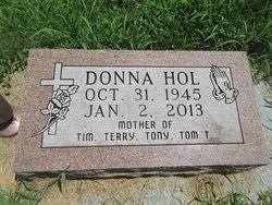 Donna Lee Bunnell Lippold Hol (1945-2013)
