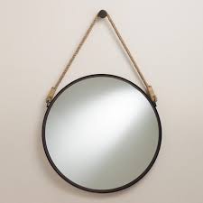 Fynn Captain S Mirror World Market Round Mirror Bathroom Hanging Mirror Round Mirror With Rope