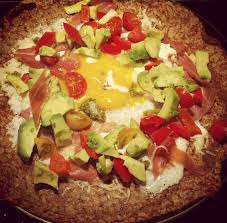 Galette Sarrasin Oeuf Jambon Avocat Mozzarella Pesto Tomates Poivrons Creme Fraiche Cuisine Et Boissons Cuisine Recette